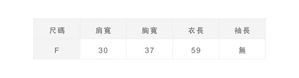 尺寸對照表