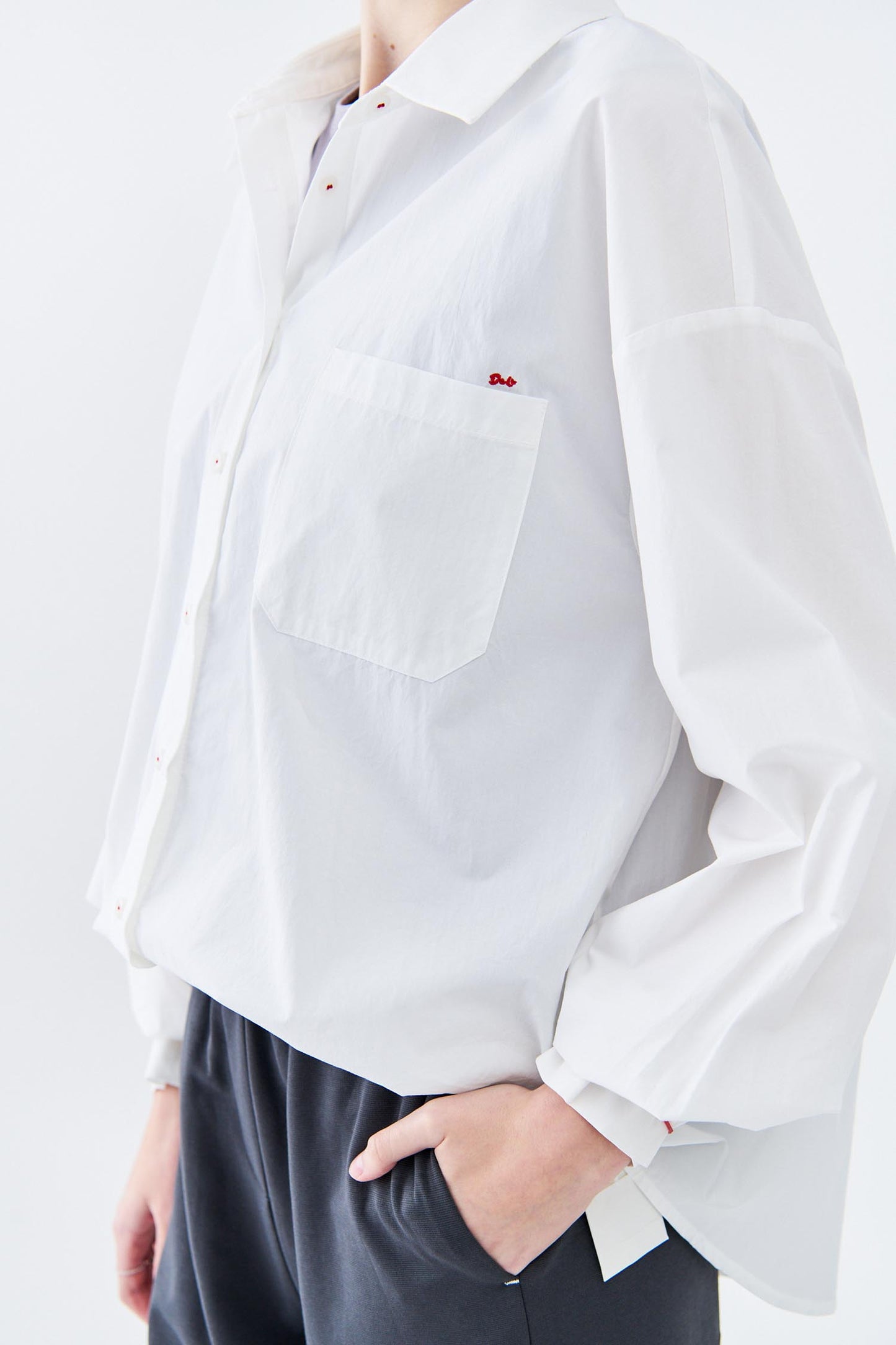 刺繡長襯衫 / 二色